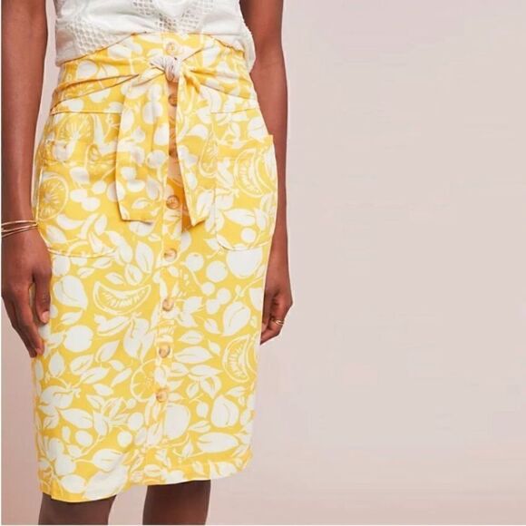 Maeve 52 Conversations 🍋 lemons skirt NWT - Picture 2 of 10